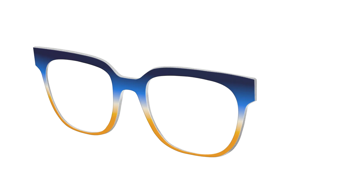 The Royal Blue to Gold Gradient