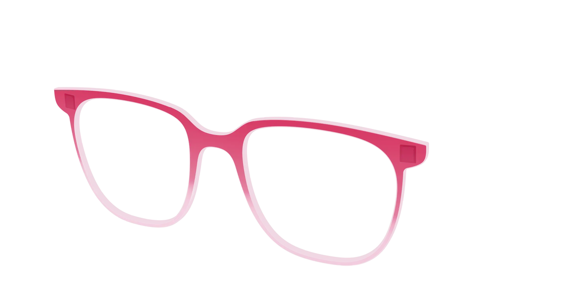 The Flamingo to Blush Gradient Crystal