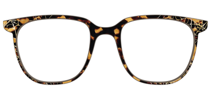 The Haunted Tortoise with Gold Foil Webs
