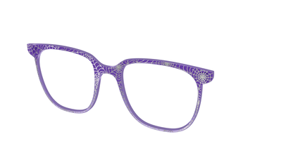 The Holographic Purple Webbed Crystal