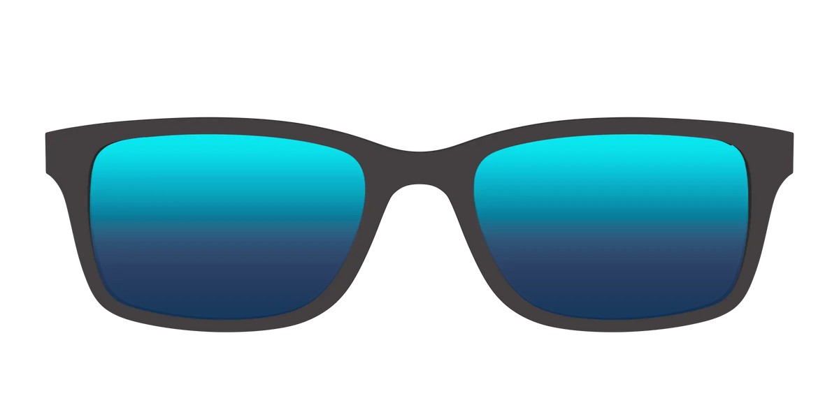 The Polarized Blue Reflective Sun Top