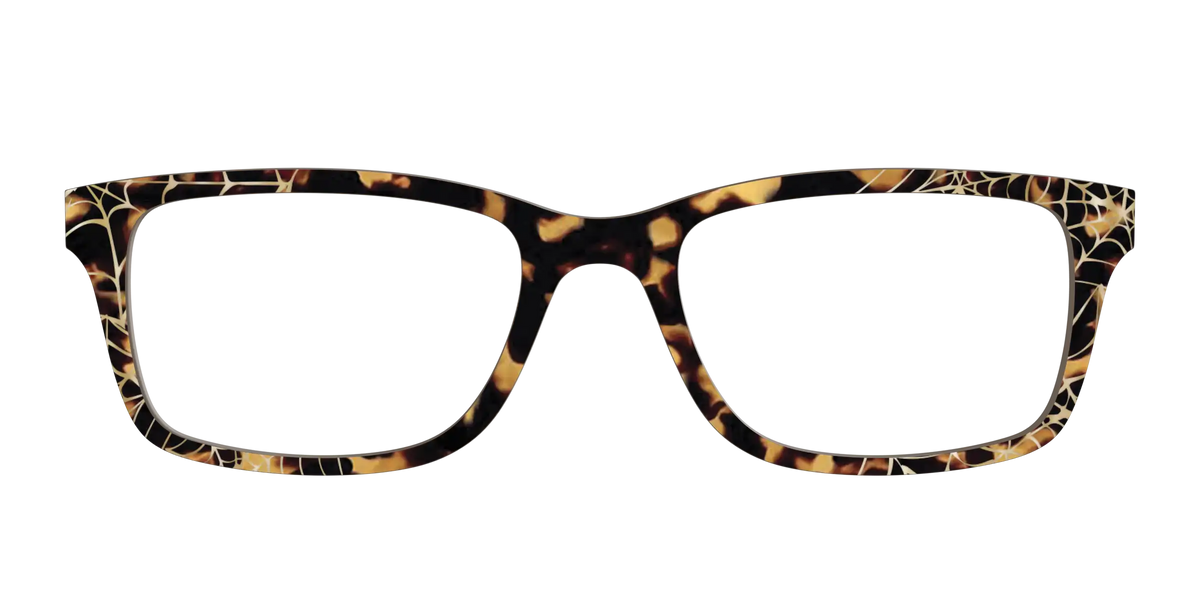 The Haunted Tortoise with Gold Foil Webs