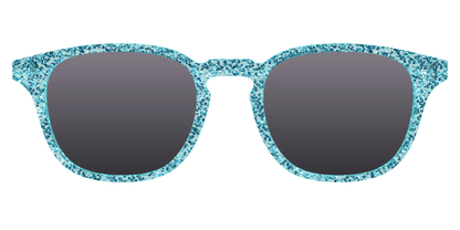 The Polarized Aquamarine Sparkle Sun Top