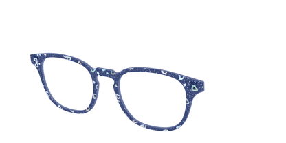 The Denim Heart Glitter Crystal