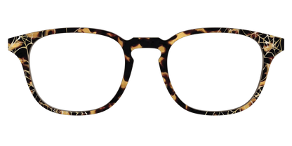 The Haunted Tortoise with Gold Foil Webs