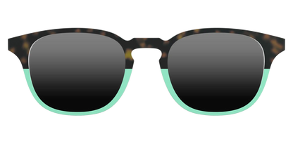 The Polarized Matcha Split Sun Top