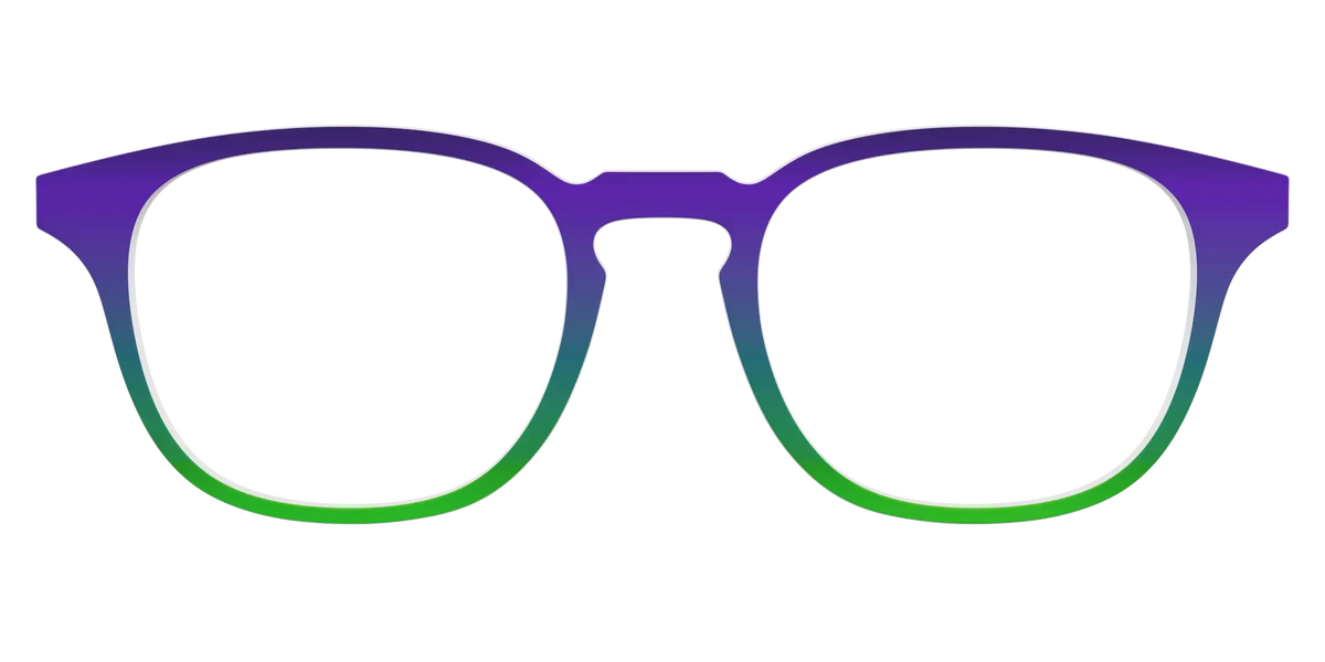 The Ultra Violet to Bright Green Gradient