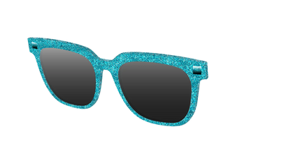 The Polarized Aquamarine Sparkle Sun Top