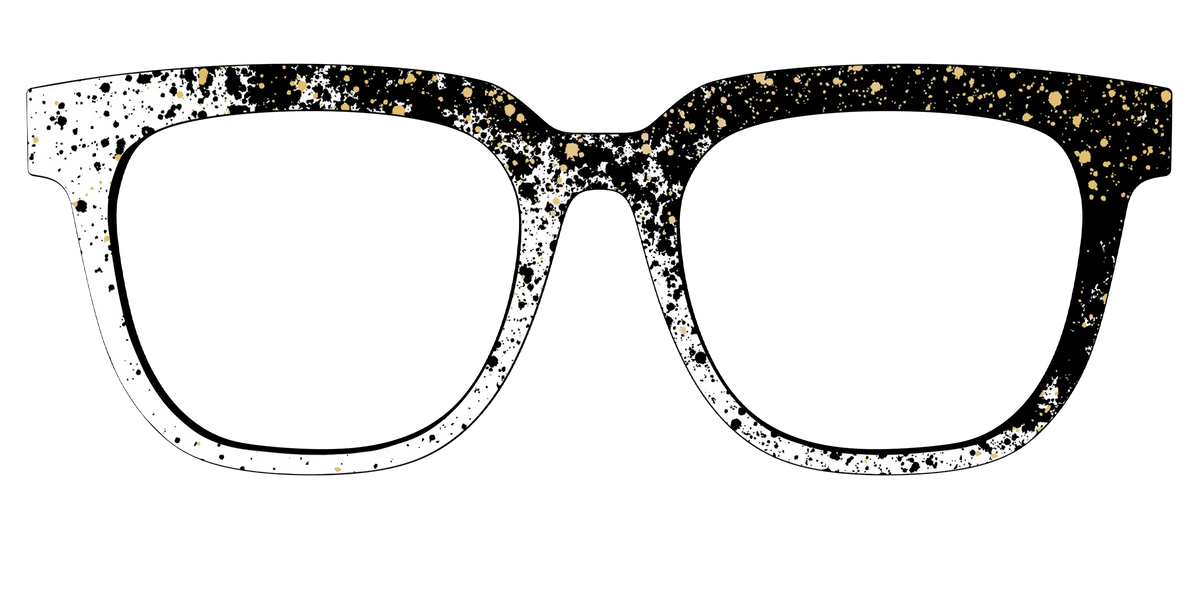 The Black & White Splatter