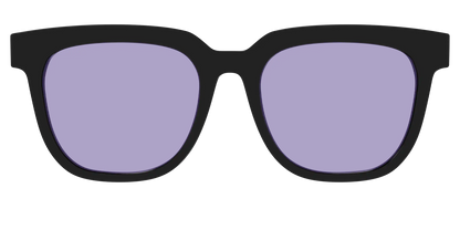 The Black With Celestial Purple lens