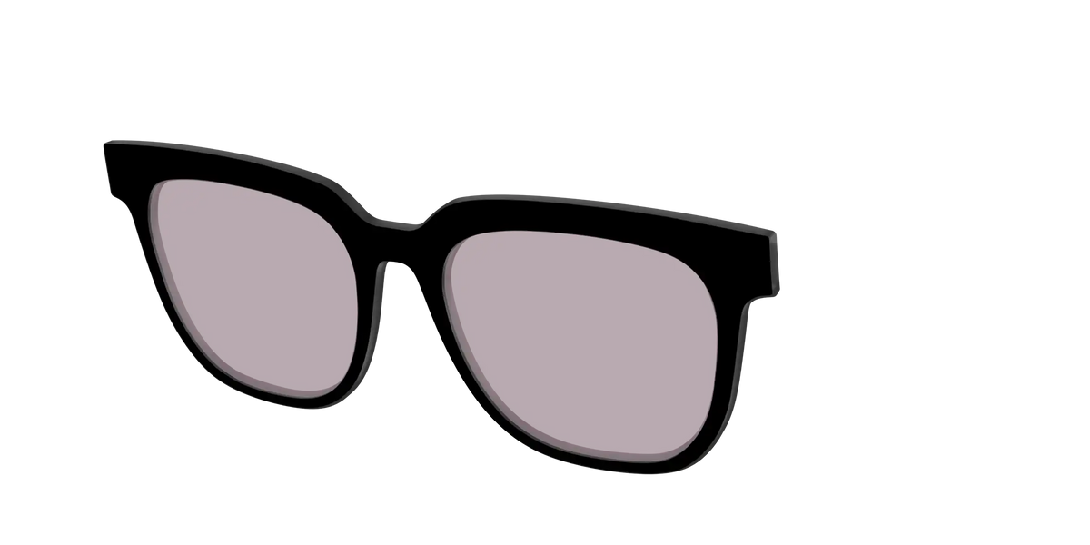 The Black with Gray Gaming lens