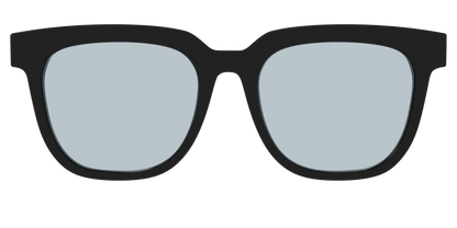 The Black With Slate Blue lens