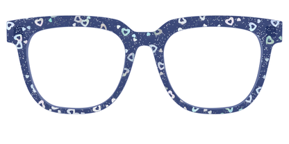 The Denim Heart Glitter Crystal