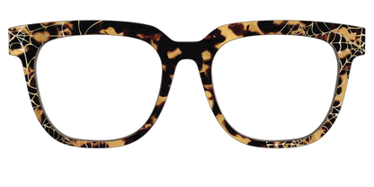 The Haunted Tortoise with Gold Foil Webs
