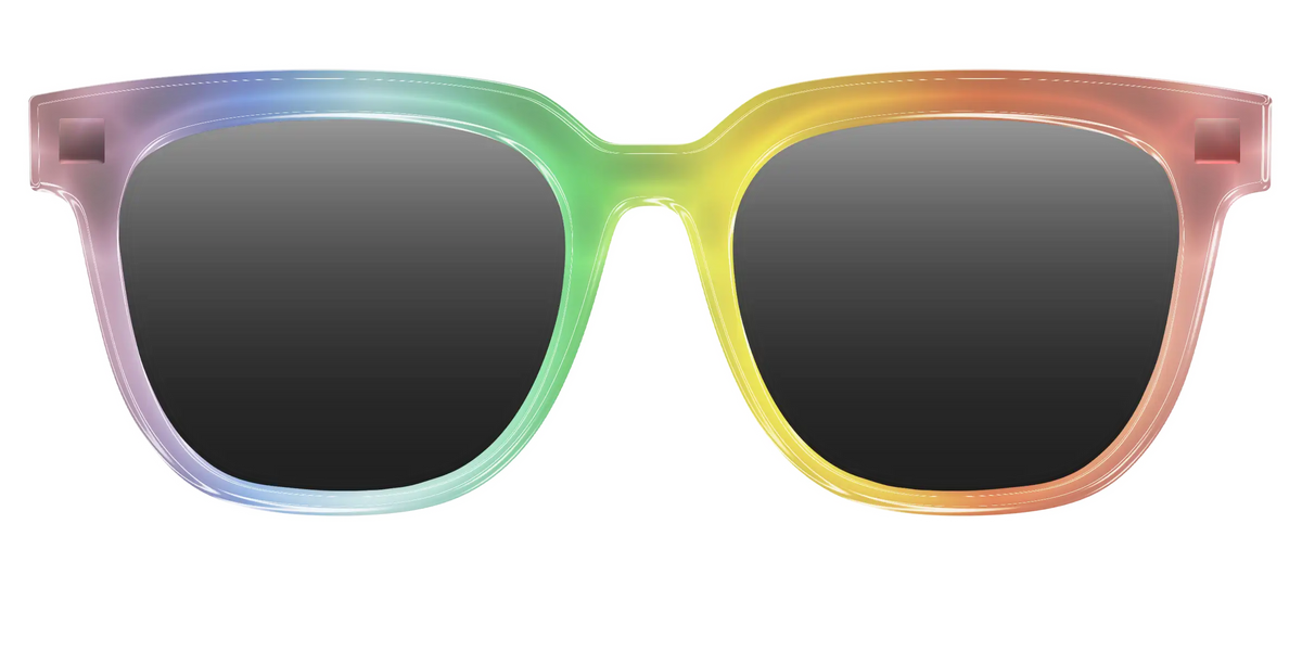The Polarized Rainbow Gradient Sun Top