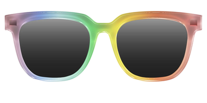 The Polarized Rainbow Gradient Sun Top