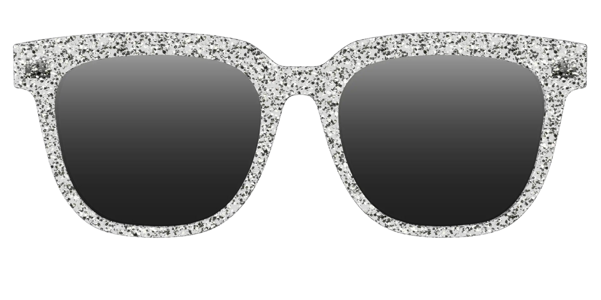 The Polarized Silver Sparkle Sun Top
