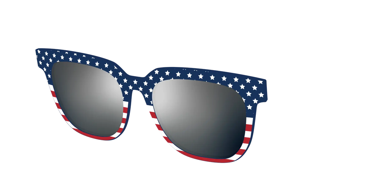 The Polarized Stars & Stripes Sun Top