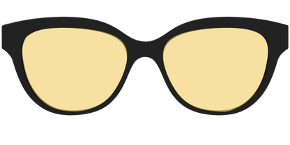 The Black With Citrine Yellow lens