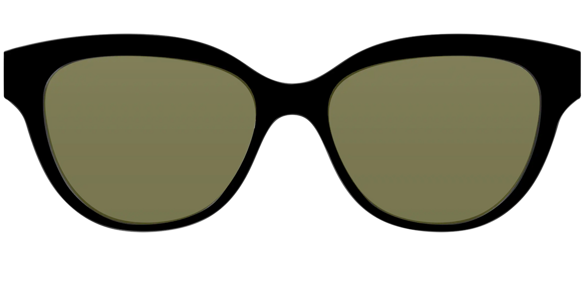 The Black with Green Racquet Sport lens