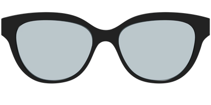 The Black With Slate Blue lens