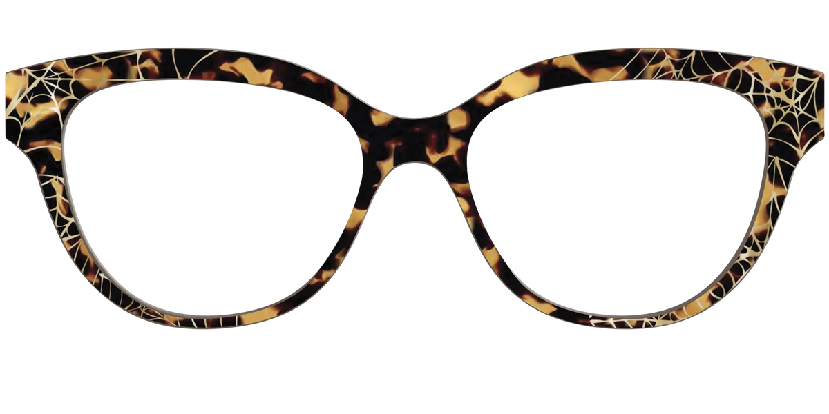 The Haunted Tortoise with Gold Foil Webs