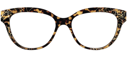The Haunted Tortoise with Gold Foil Webs