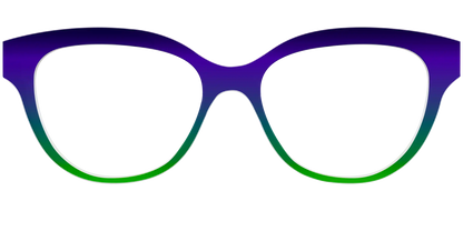 The Ultra Violet to Bright Green Gradient