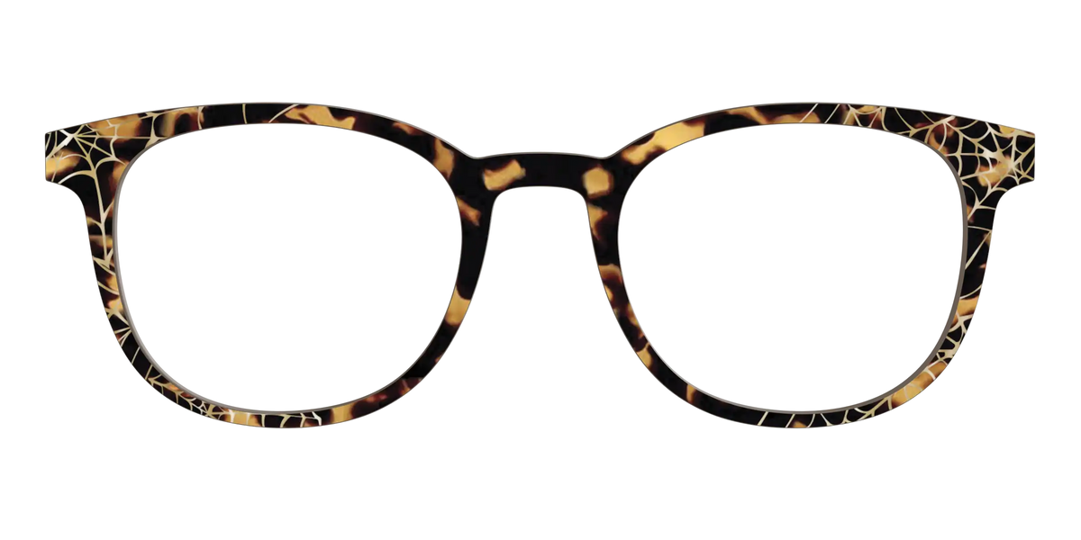 The Haunted Tortoise with Gold Foil Webs
