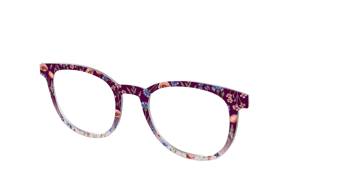 The Mulberry Floral Dip-Dye