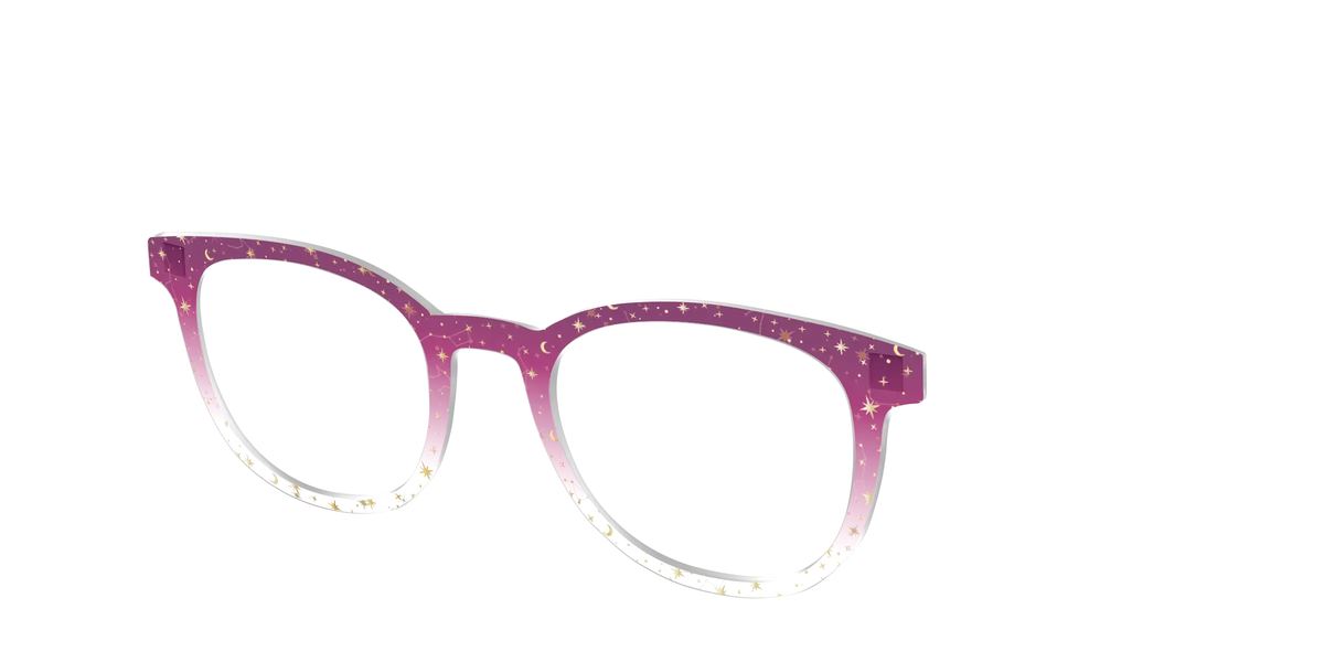 The Pink Ombre Gold Foil Crystal
