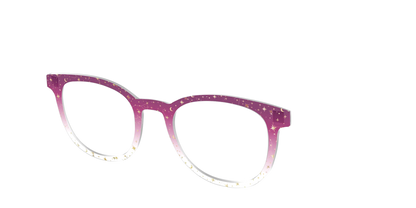 The Pink Ombre Gold Foil Crystal