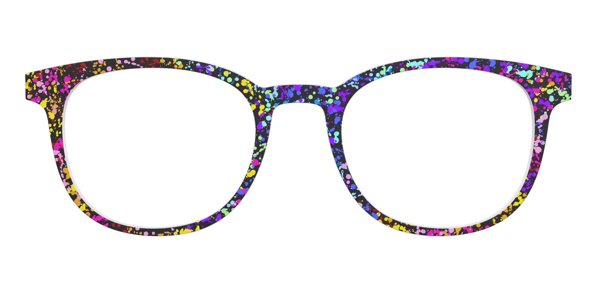 The Rainbow Splatter Black