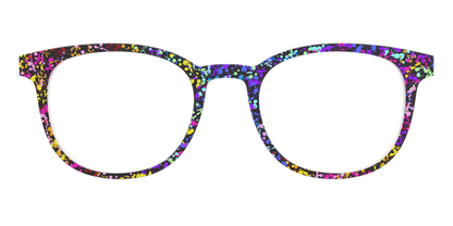 The Rainbow Splatter Black