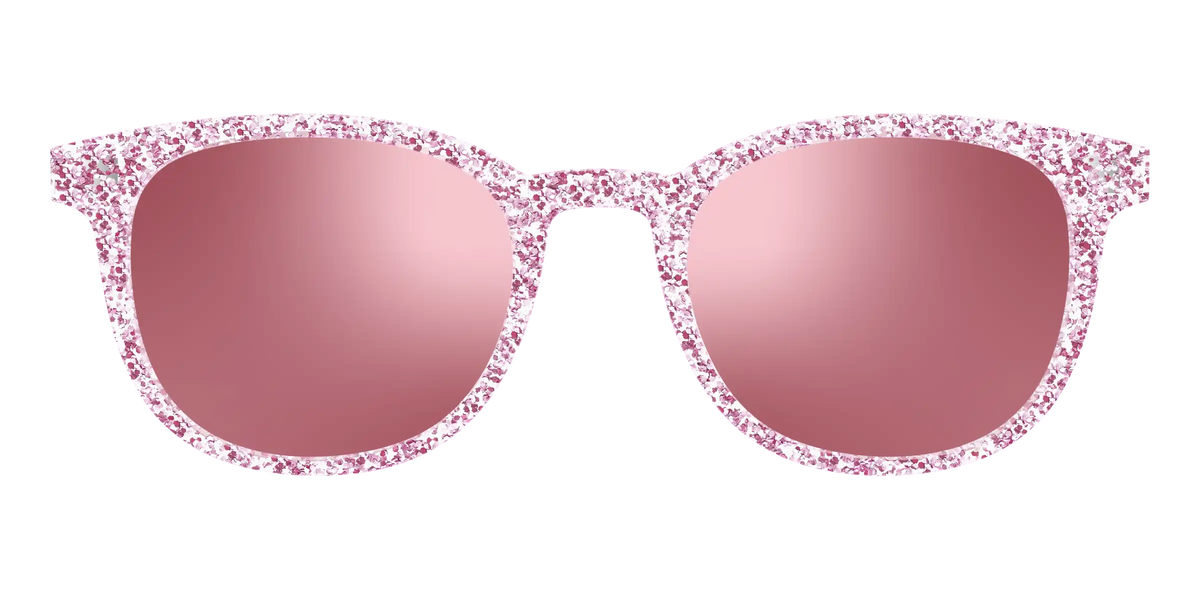The Polarized Rose Gold Sparkle Sun Top