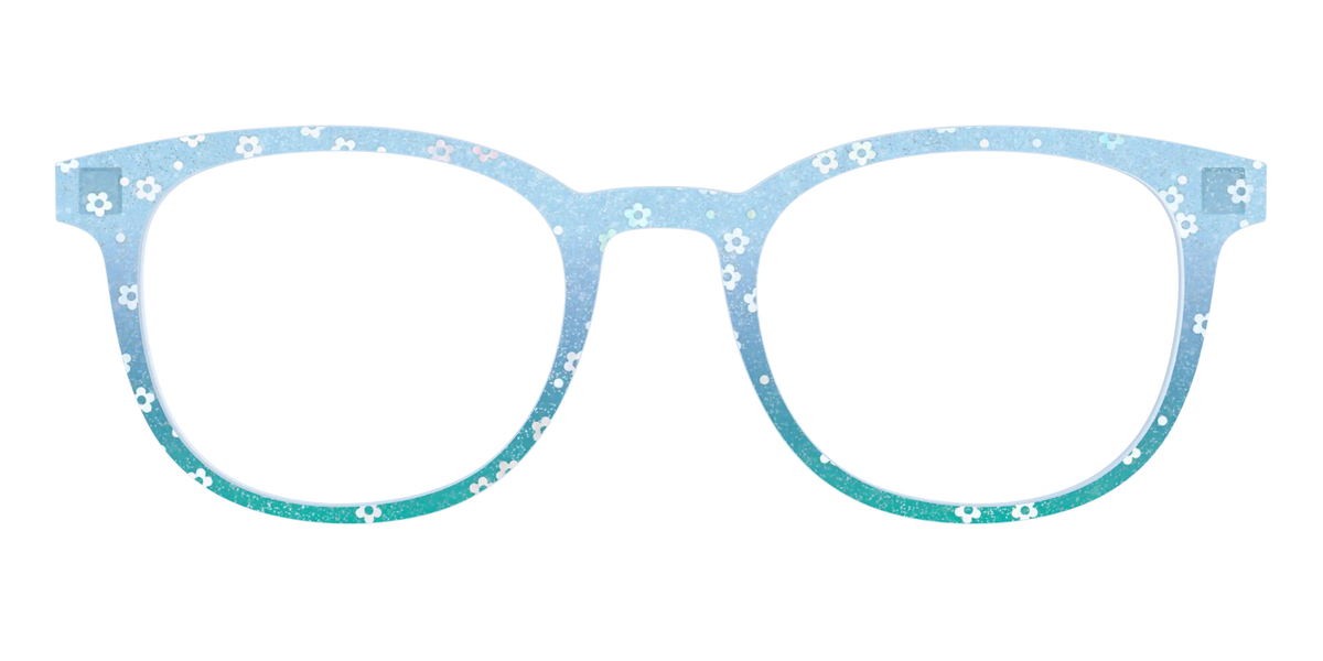 The Sky Blue Crystal with Daisy Glitter