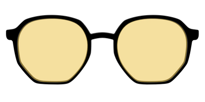 The Black With Citrine Yellow lens