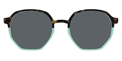 The Polarized Matcha Split Sun Top