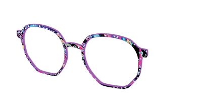 The Vaporwave Marble with Star Glitter