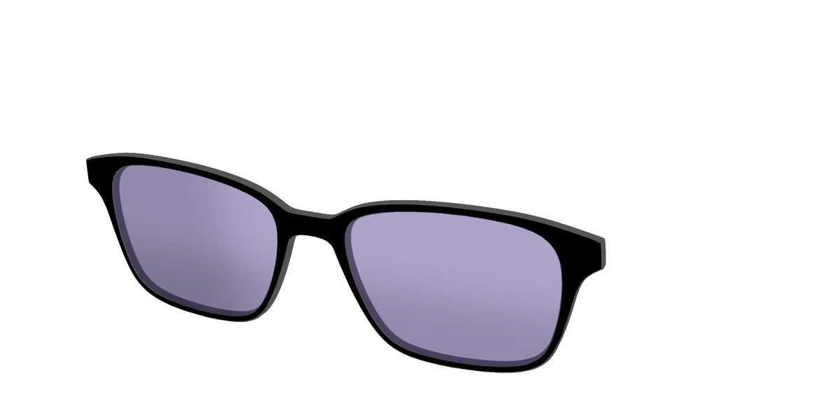 The Black With Celestial Purple lens