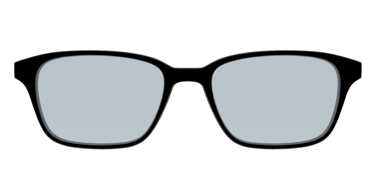 The Black With Slate Blue lens