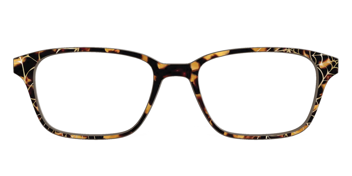 The Haunted Tortoise with Gold Foil Webs