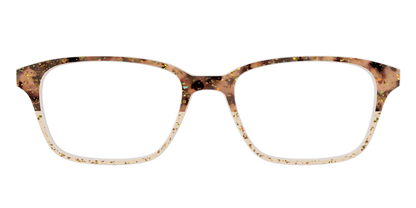 The Khaki Tortoise Crystal Split with Gold Flakes