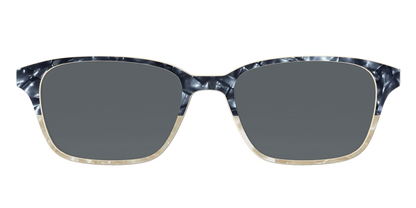 The Polarized Navy to Taupe Pearl Split Sun Top