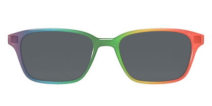 The Polarized Rainbow Gradient Sun Top