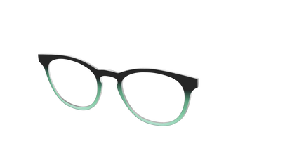 The Black to Spearmint Gradient
