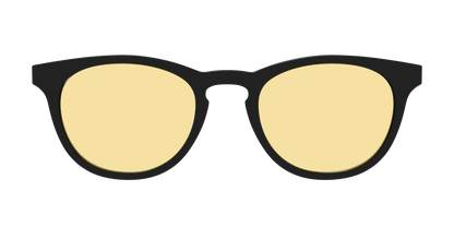 The Black With Citrine Yellow lens