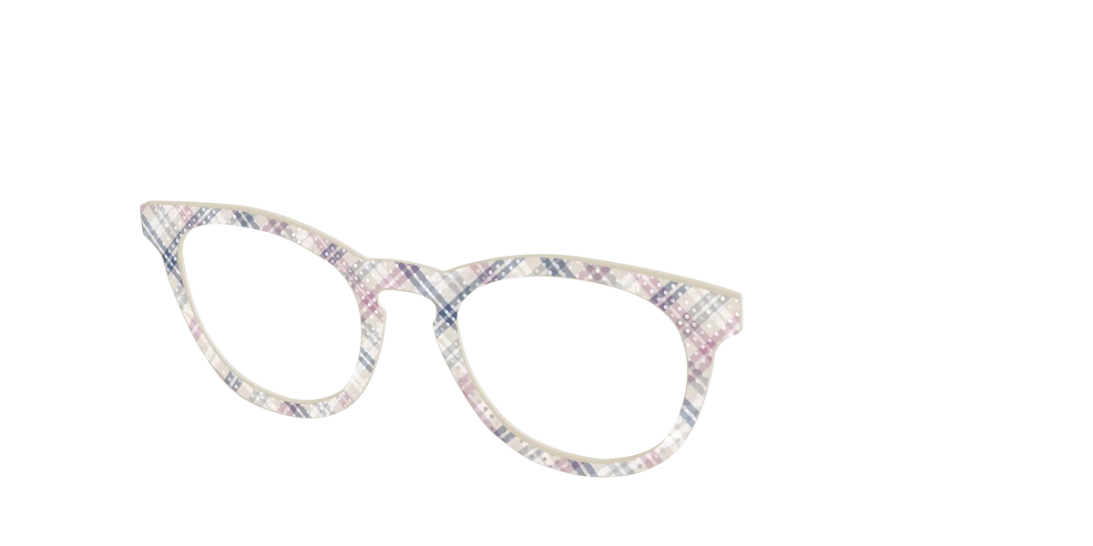 The Chiffon Plaid with Silver Foil Polka Dots
