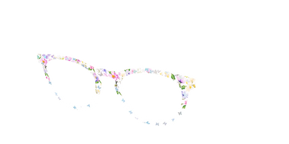 The Delicate Flower Crown with Butterfly Glitter