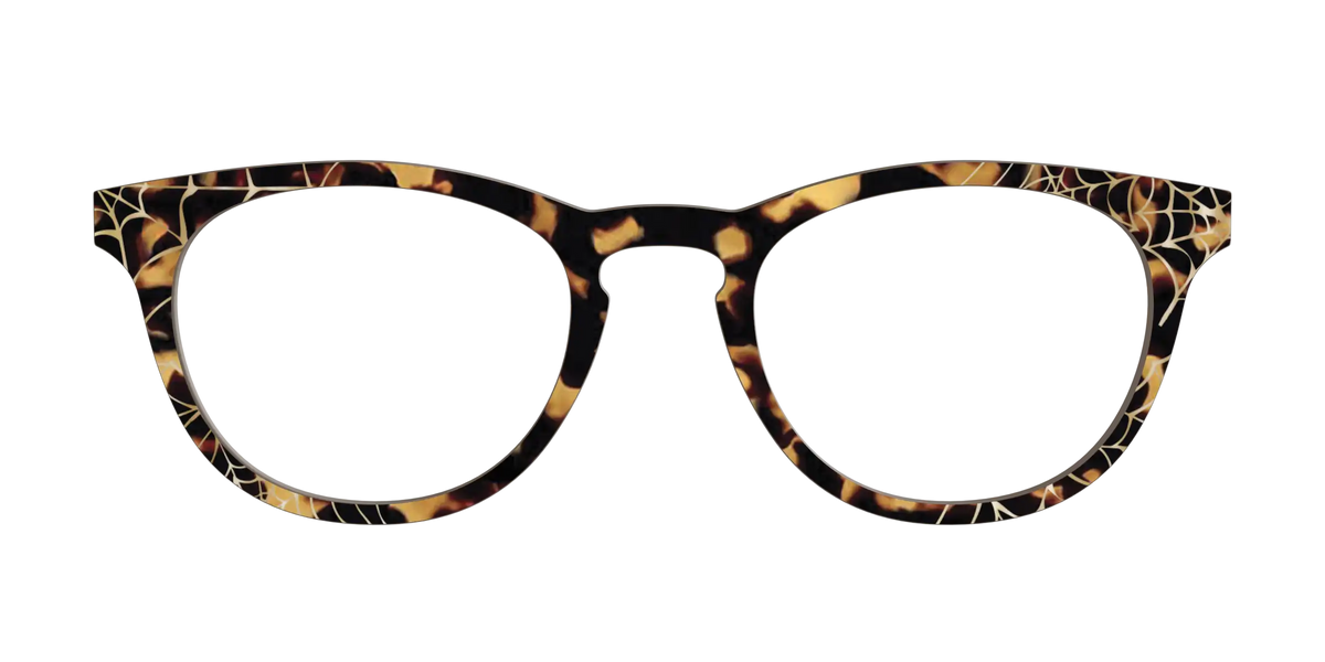 The Haunted Tortoise with Gold Foil Webs